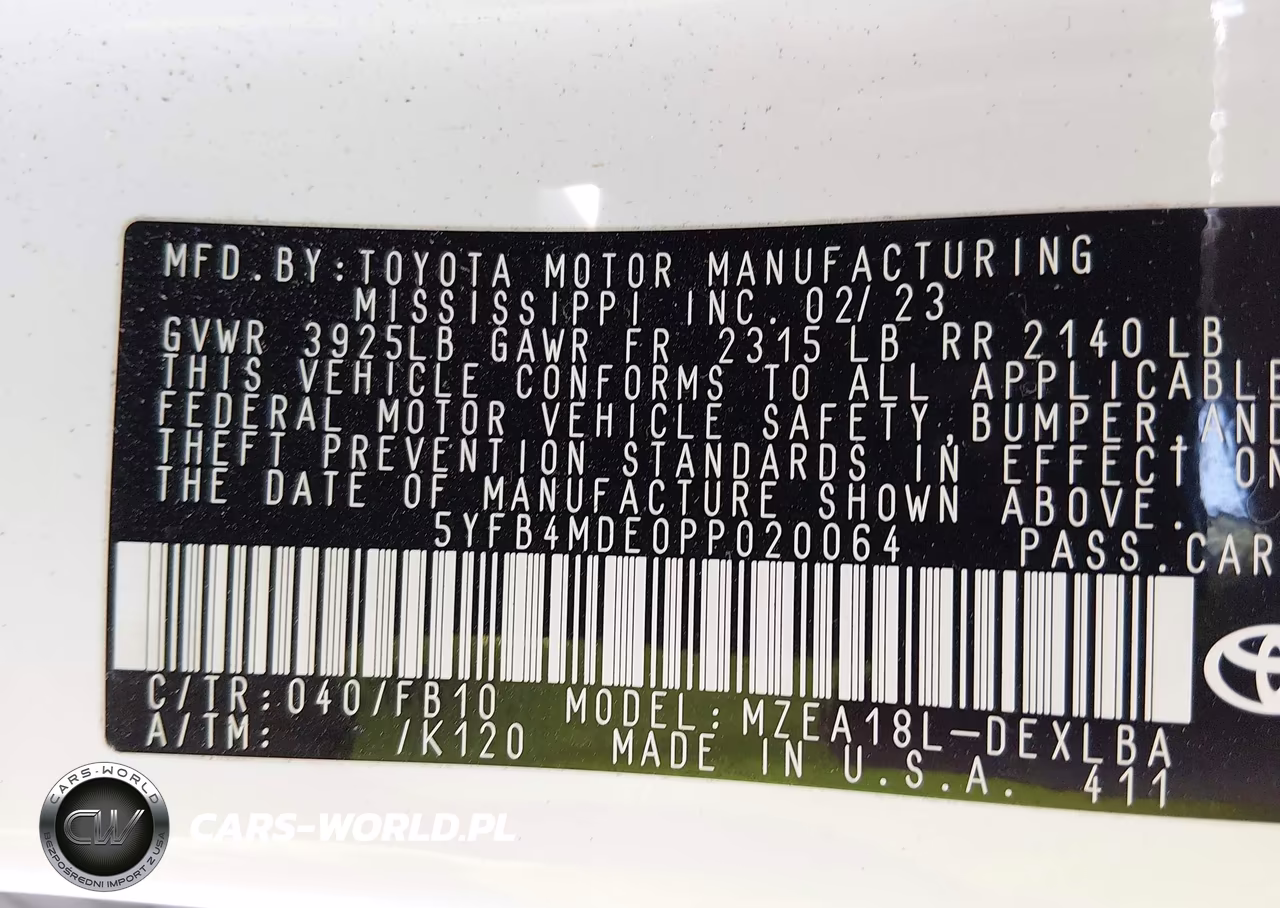 2023 Toyota Corolla Le VIN:5YFB4MDE0PP020064 - 9