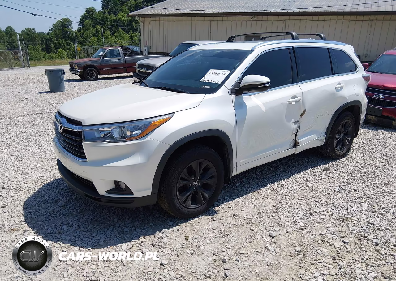 2016 Toyota Highlander Xle V6 VIN:5TDJKRFH3GS327547 - 2