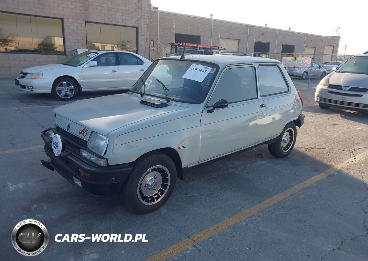1984 Rena Apline 5 VIN:00000000AS01912B4 - 2