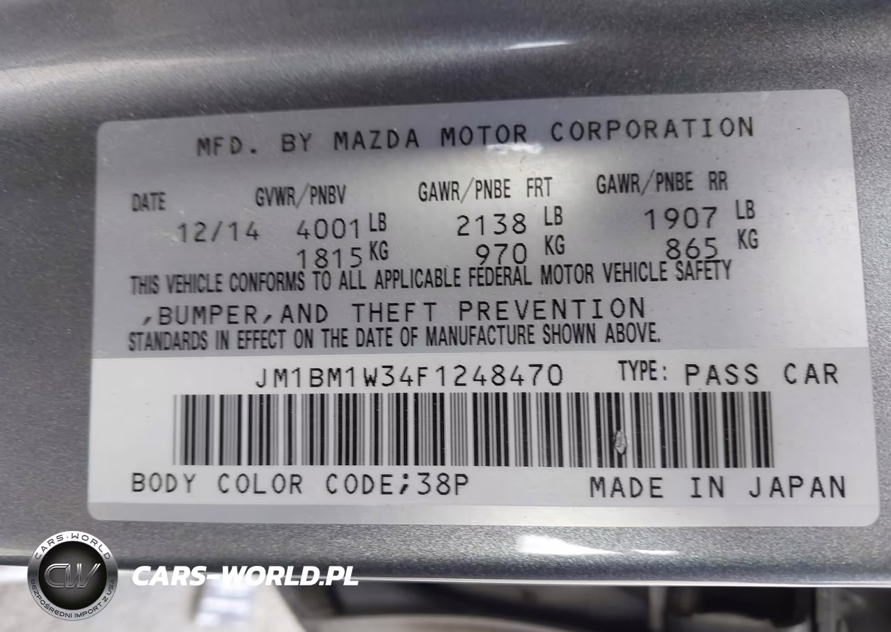 2015 Mazda Mazda3 S Grand Touring VIN:JM1BM1W34F1248470 - 9
