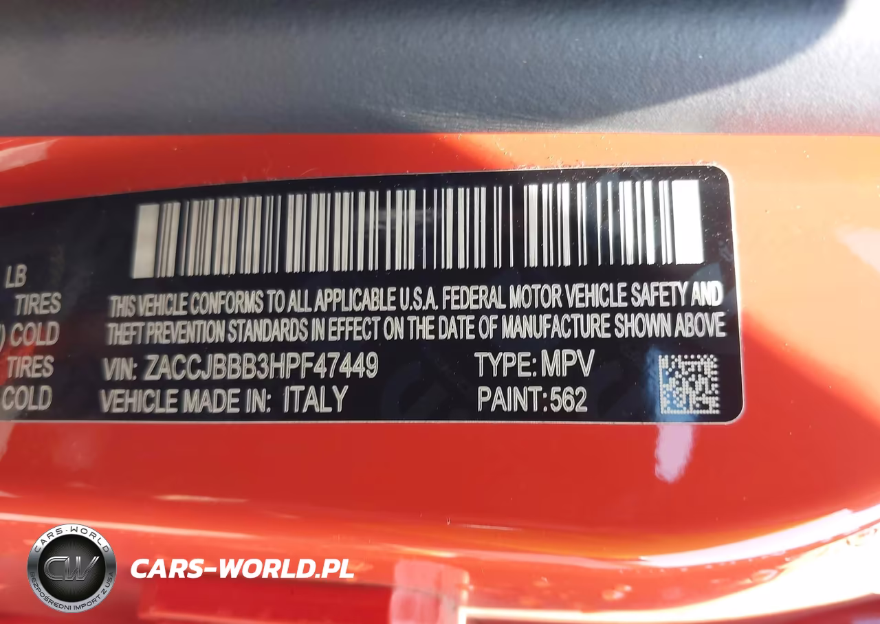 2017 Jeep Renegade Altitude VIN:ZACCJBBB3HPF47449 - 9