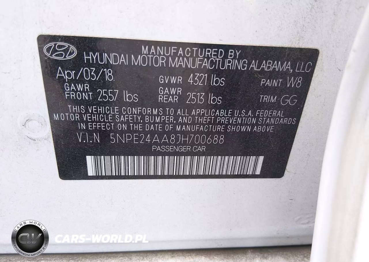 2018 Hyundai Sonata Eco VIN:5NPE24AA8JH700688 - 9
