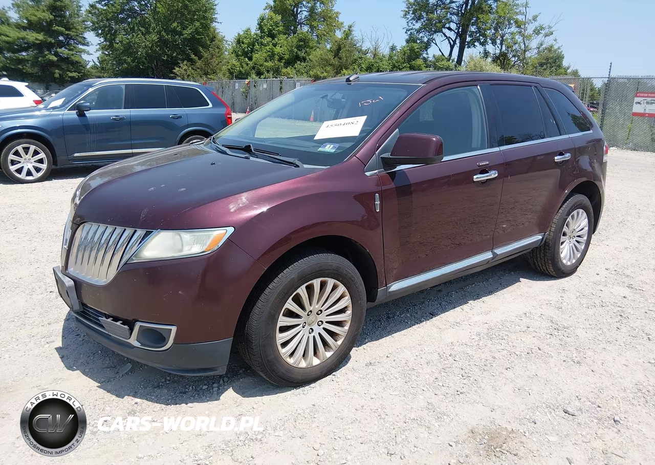 2011 Lincoln Mkx VIN:2LMDJ8JK6BBJ06435 - 2