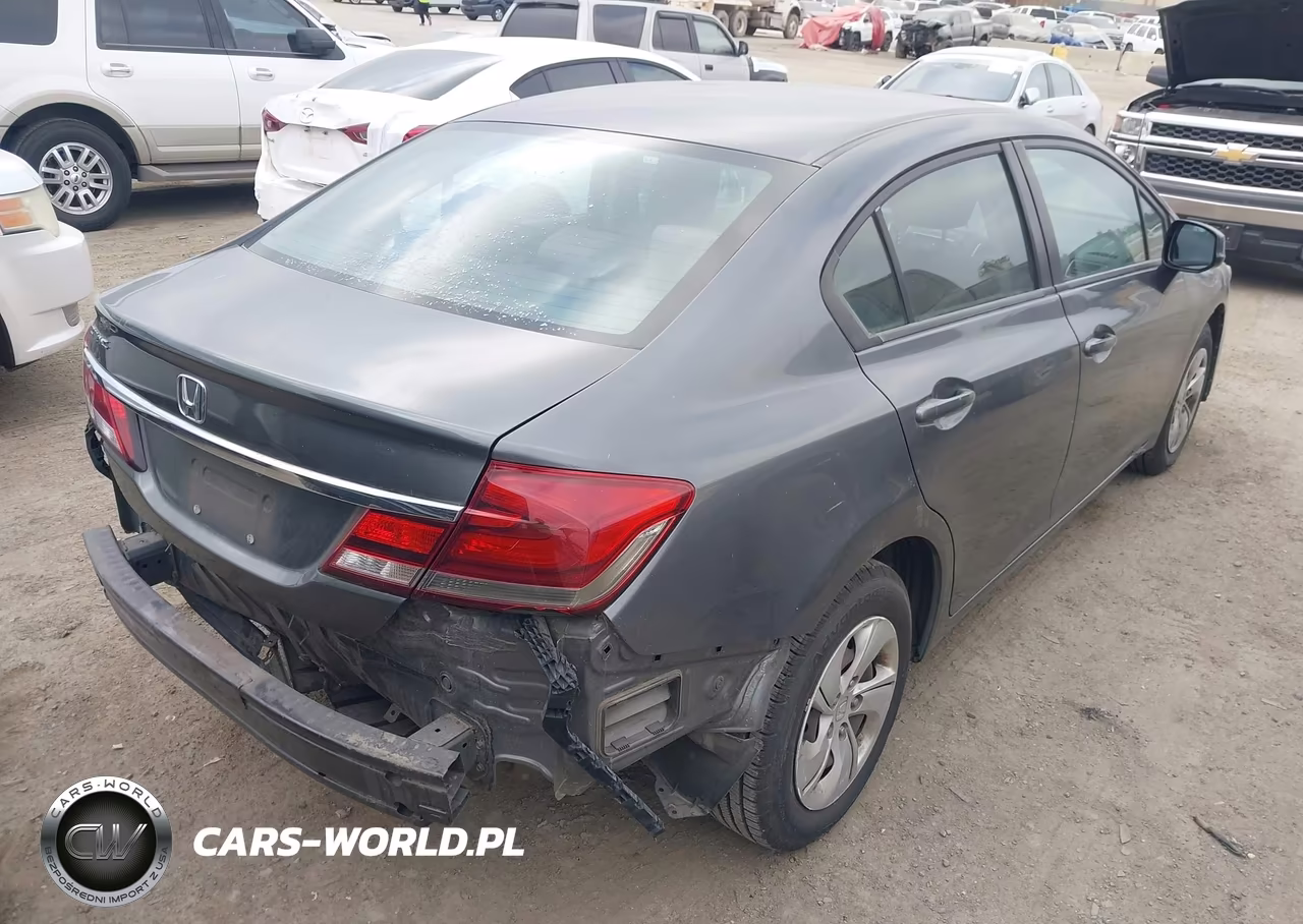 2013 Honda Civic Lx VIN:19XFB2F53DE274275 - 4