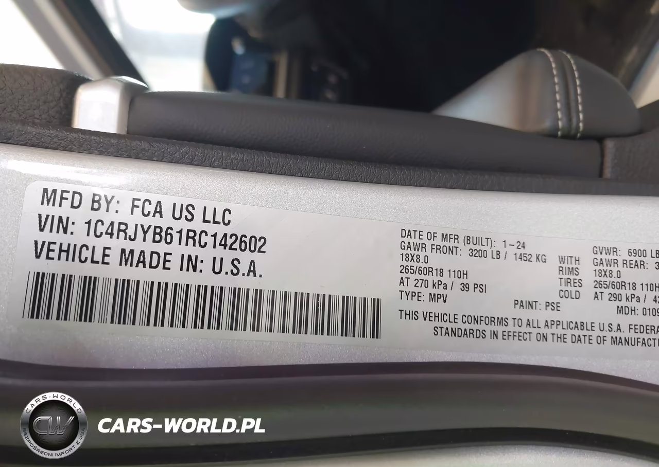 2024 Jeep Grand Cherokee 4Xe VIN:1C4RJYB61RC142602 - 9