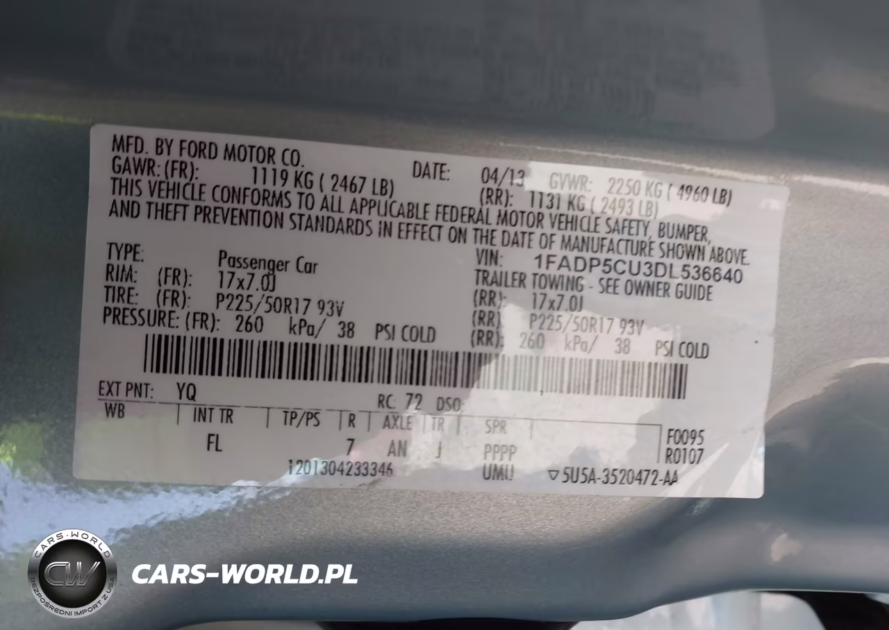 2013 Ford C-Max Energi Sel VIN:1FADP5CU3DL536640 - 9