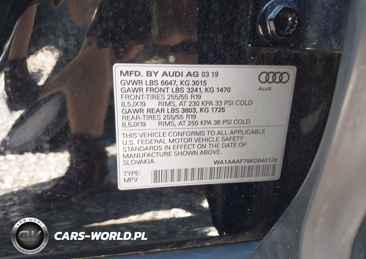 2019 Audi Q7 55 Premium-55 Se Premium VIN:WA1AAAF79KD040126 - 9