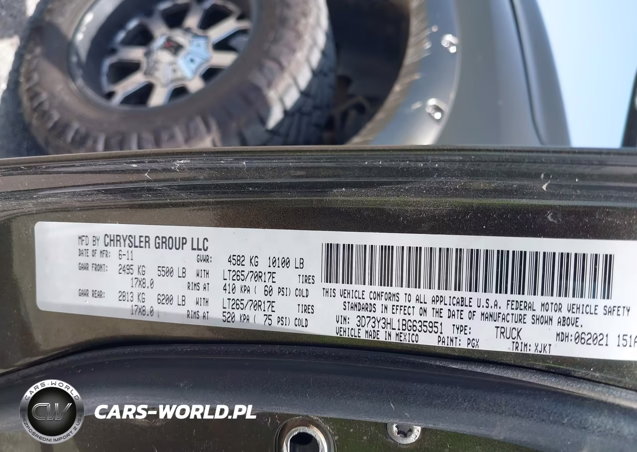 2011 Ram Ram 3500 Laramie Longhorn VIN:3D73Y3HL1BG635951 - 8