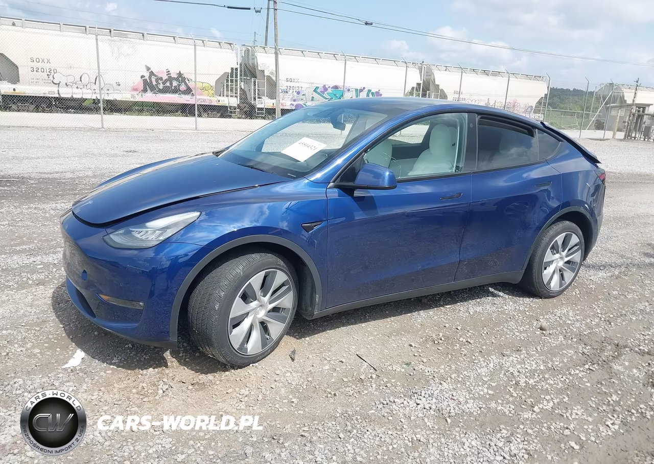 2021 Tesla Model Y Long Range Dual Motor All-Wheel Drive VIN:5YJYGDEE3MF187459 - 2