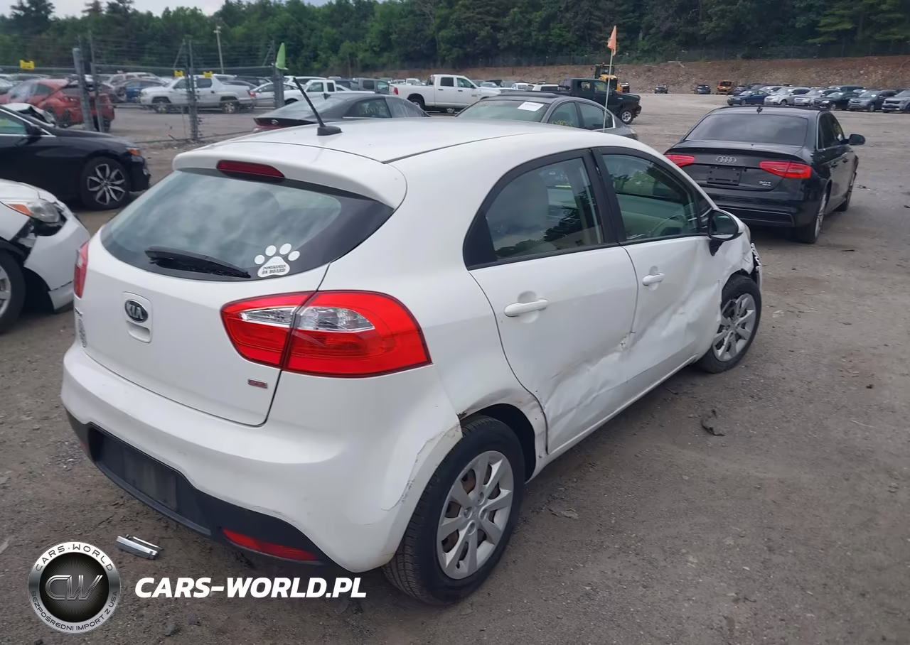2013 Kia Rio Lx VIN:KNADM5A34D6295082 - 4