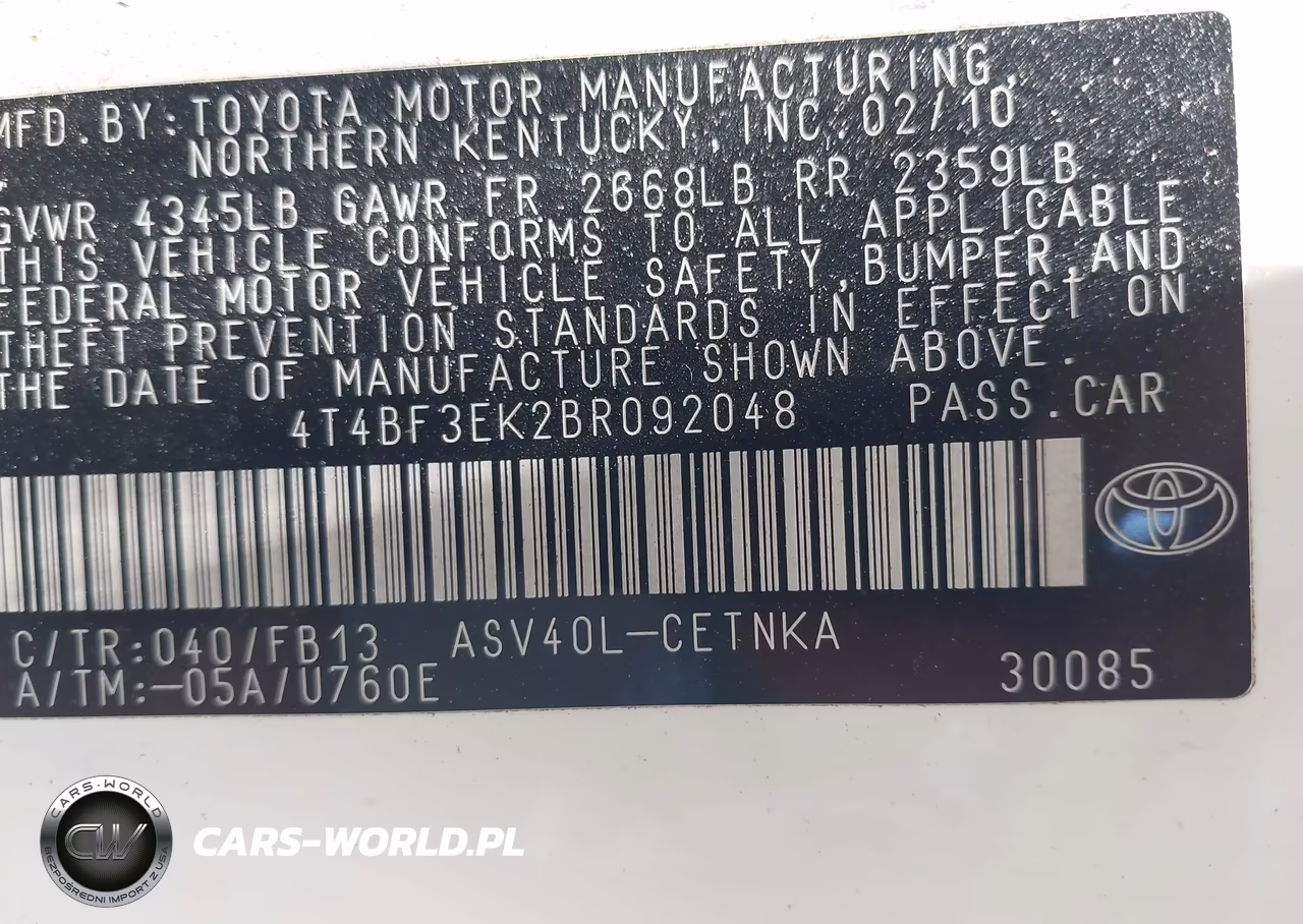 2011 Toyota Camry Le VIN:4T4BF3EK2BR092048 - 9