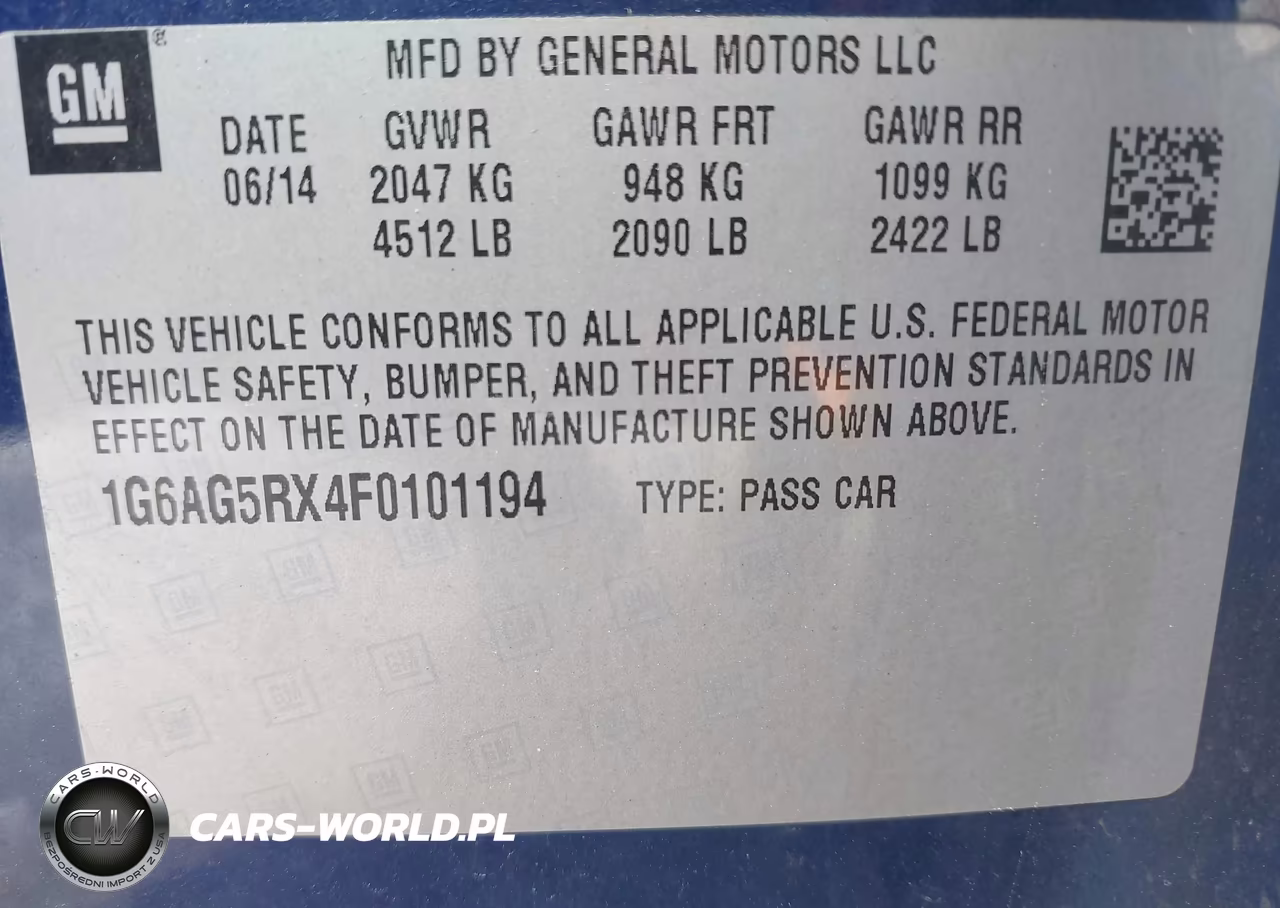 2015 Cadillac Ats Standard VIN:1G6AG5RX4F0101194 - 9