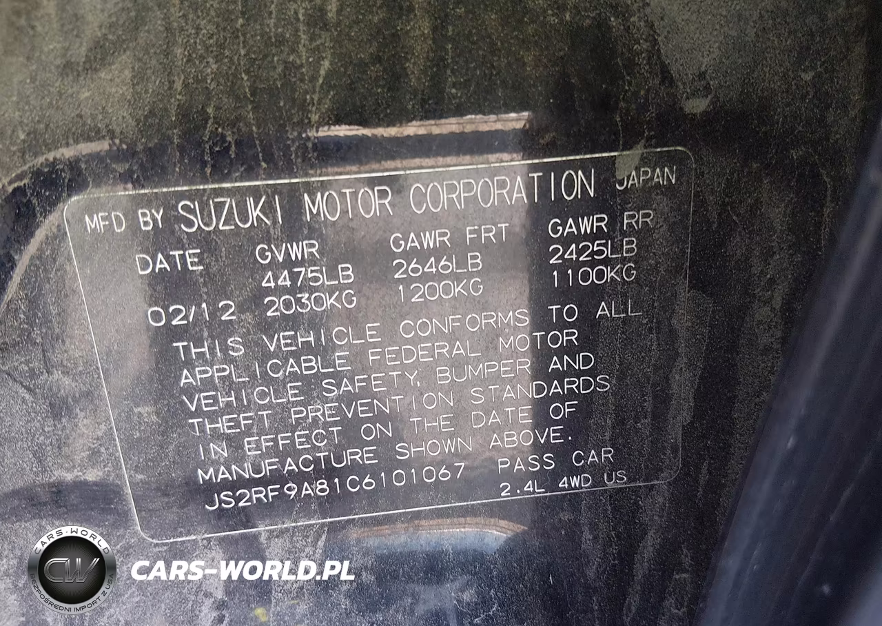 2012 Suzuki Kizashi Sport Sls VIN:JS2RF9A81C6101067 - 9