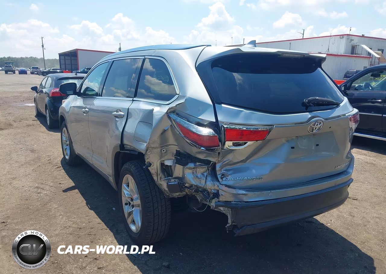 2015 Toyota Highlander Limited V6 VIN:5TDDKRFH3FS171800 - 3
