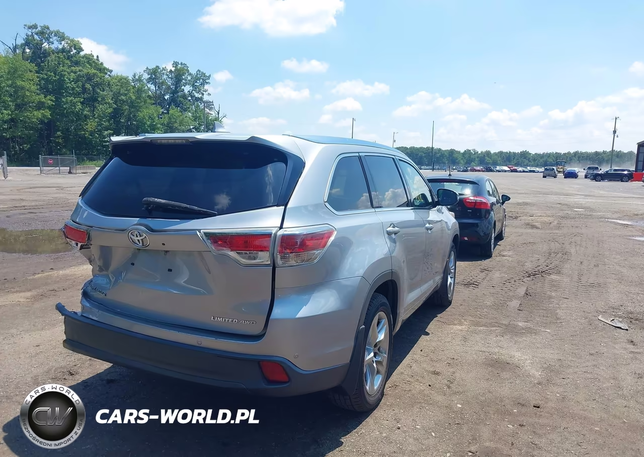 2015 Toyota Highlander Limited V6 VIN:5TDDKRFH3FS171800 - 4