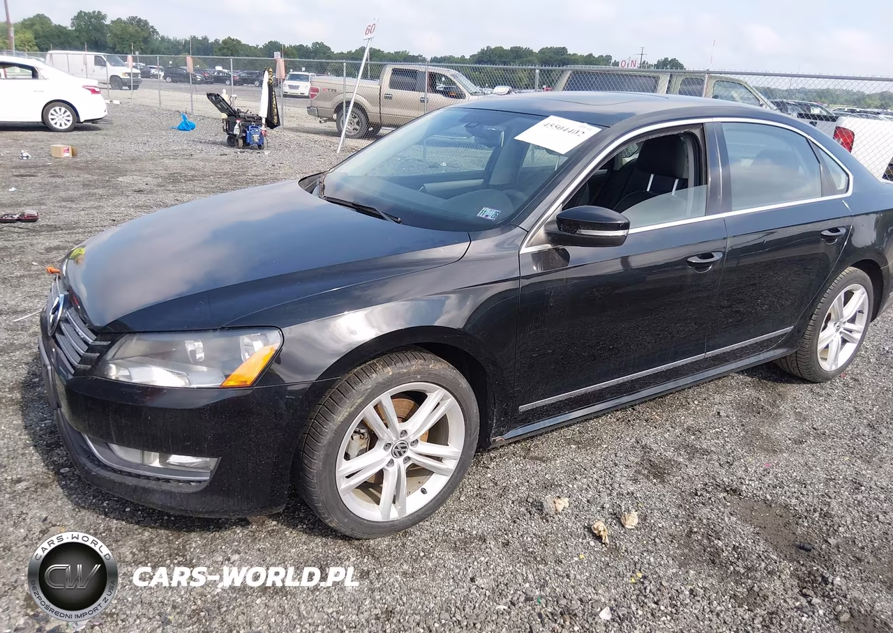 2013 Volkswagen Passat 2.0L Tdi Se VIN:1VWBN7A35DC055413 - 2