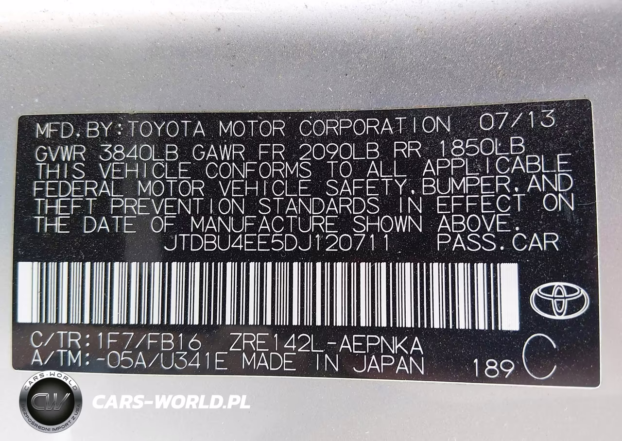 2013 Toyota Corolla Le VIN:JTDBU4EE5DJ120711 - 9