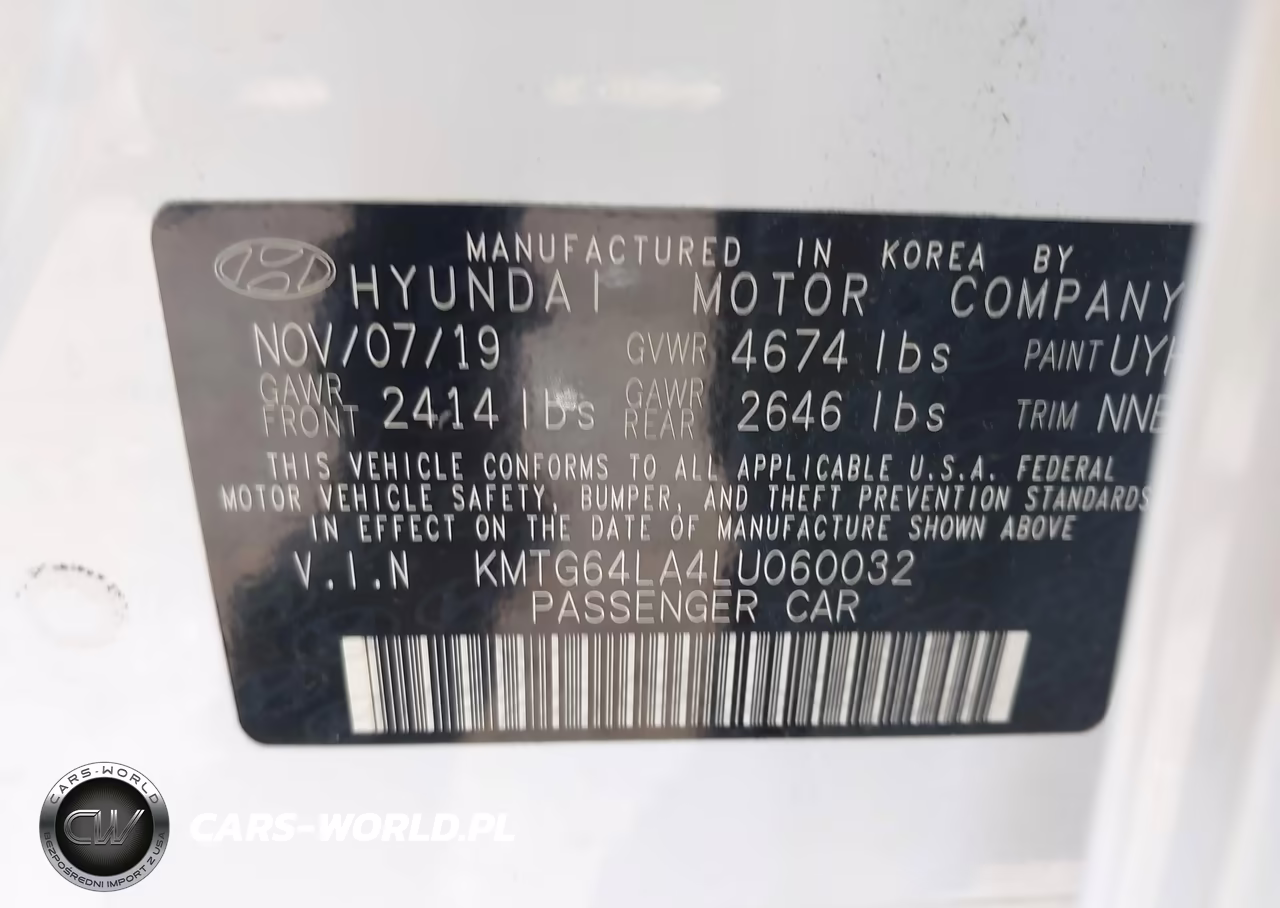 2020 Genesis G70 2.0T Rwd VIN:KMTG64LA4LU060032 - 9