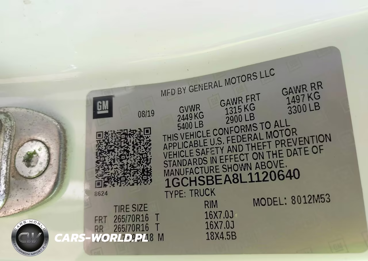 2020 Chevrolet Colorado 2Wd Long Box Wt VIN:1GCHSBEA8L1120640 - 9