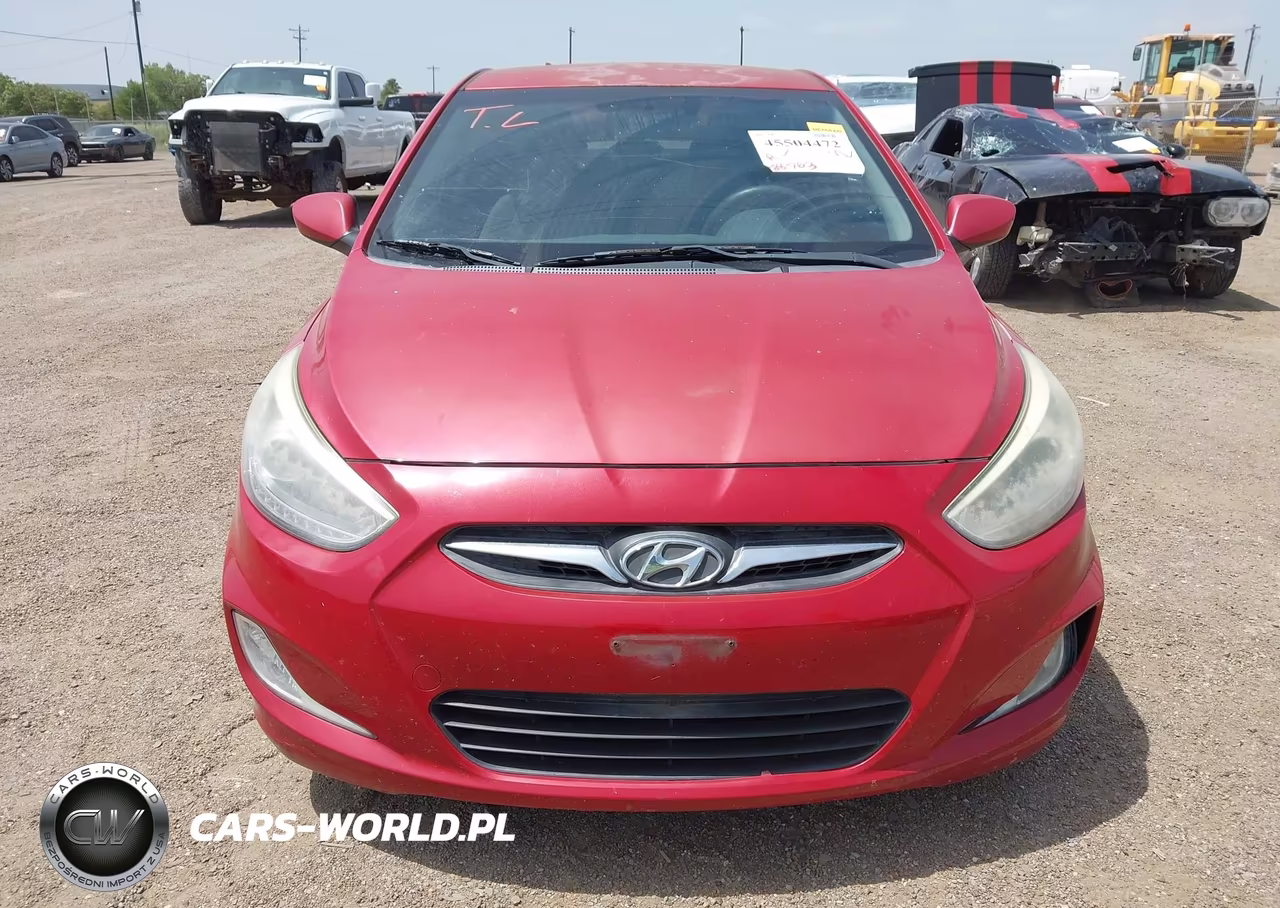 2014 Hyundai Accent Gls VIN:KMHCU4AE5EU761668 - 12