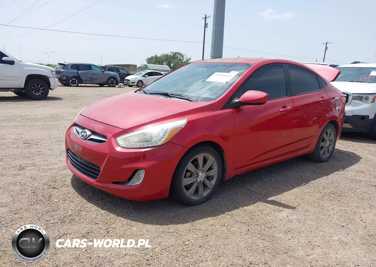 2014 Hyundai Accent Gls VIN:KMHCU4AE5EU761668 - 2