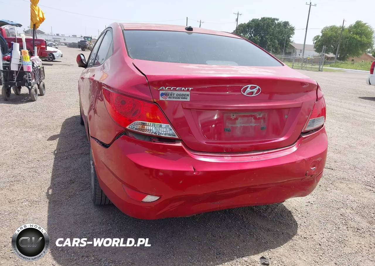 2014 Hyundai Accent Gls VIN:KMHCU4AE5EU761668 - 6