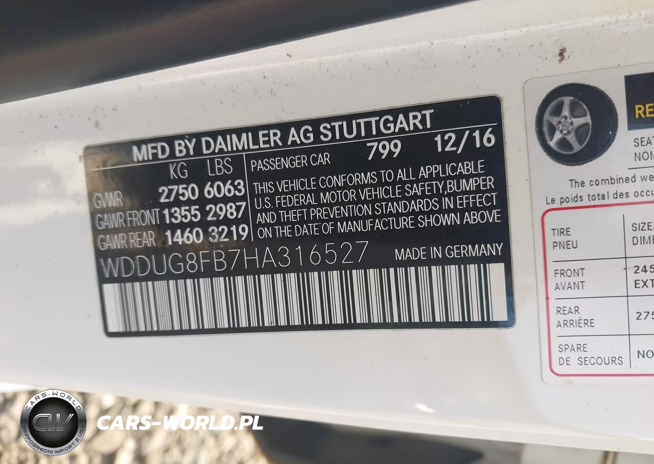 2017 Mercedes-Benz S 550 4Matic VIN:WDDUG8FB7HA316527 - 9