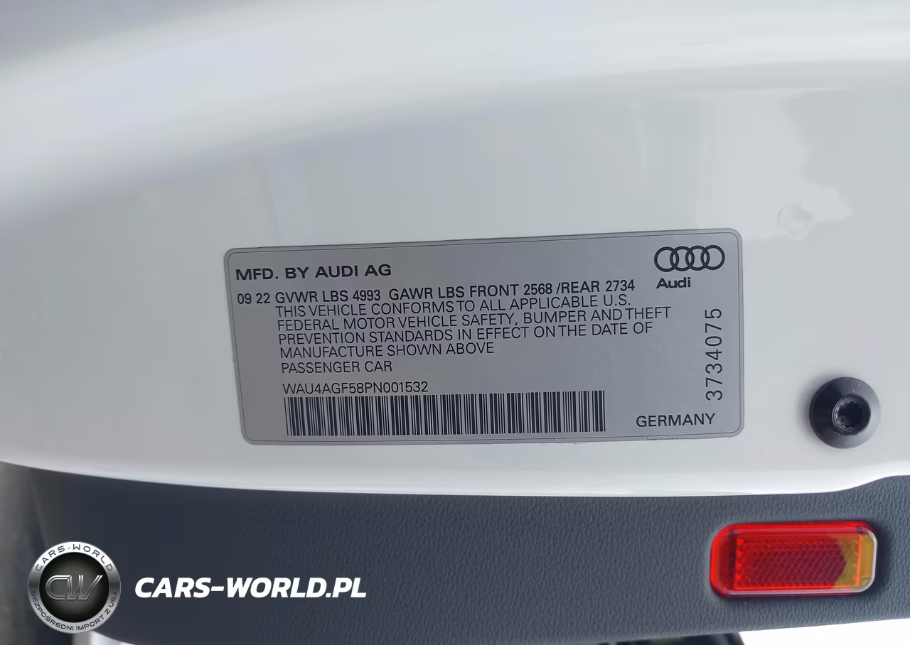 2023 Audi A5 Cabriolet Premium Plus 45 Tfsi S Line Quattro S Tronic VIN:WAU4AGF58PN001532 - 9