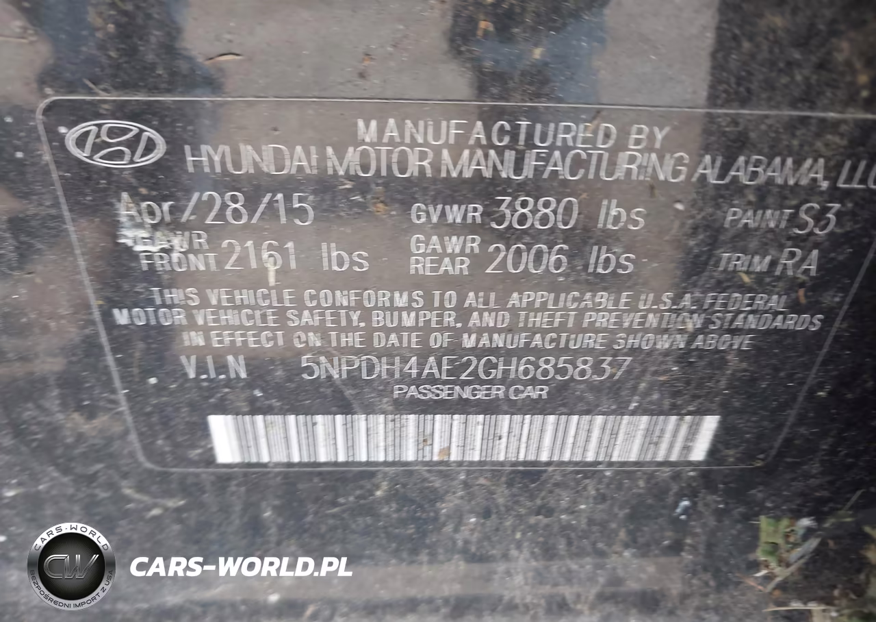 2016 Hyundai Elantra Se VIN:5NPDH4AE2GH685837 - 9