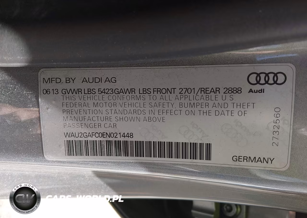 2014 Audi A7 3.0T Premium Plus VIN:WAU2GAFC0EN021448 - 9