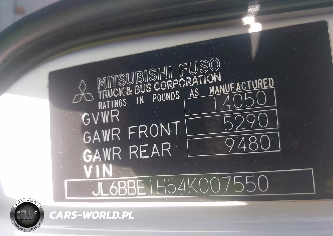 2004 Mitsubishi Fuso Truck Fe 649 VIN:JL6BBE1H54K007550 - 8