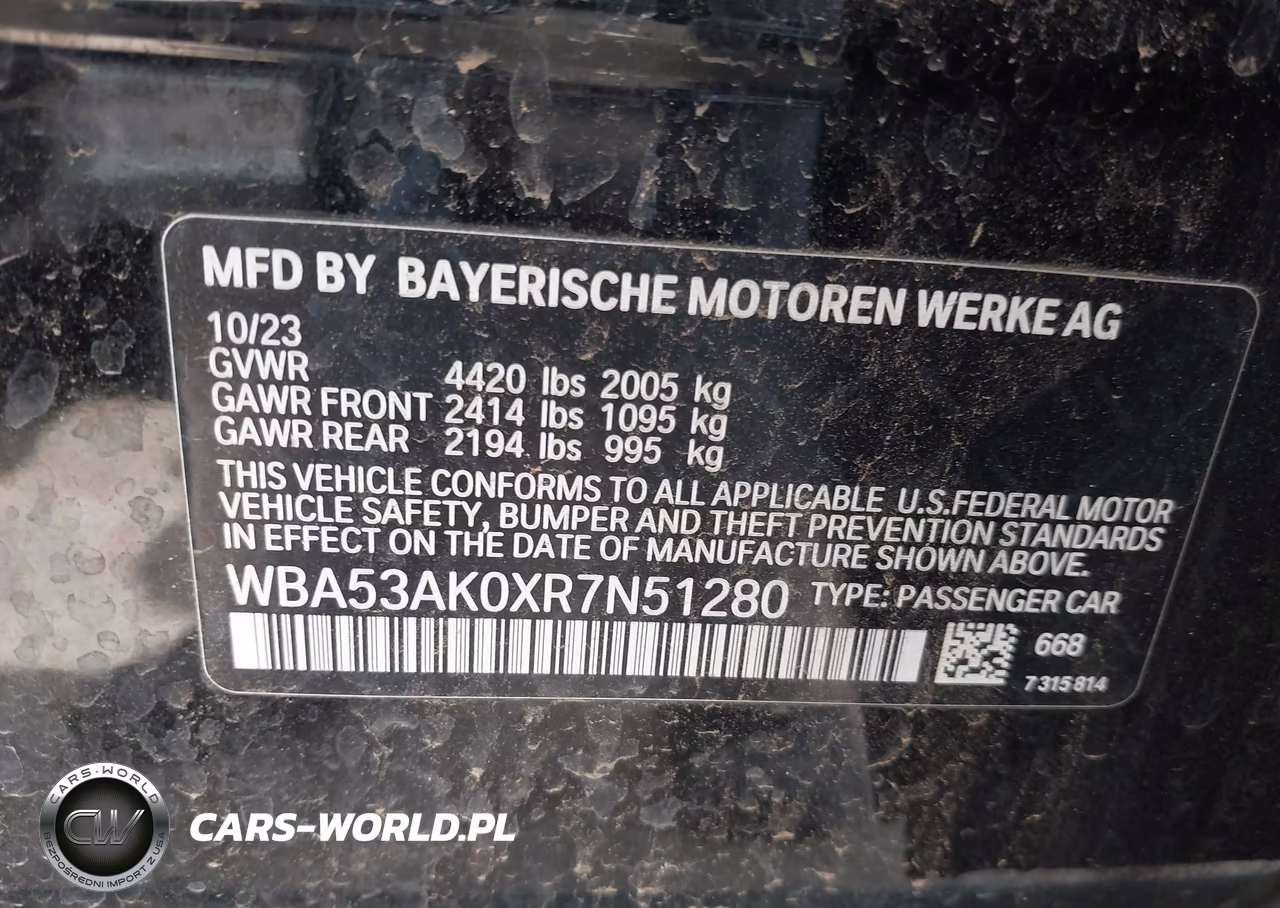 2024 BMW 228I Gran Coupe Sdrive VIN:WBA53AK0XR7N51280 - 9