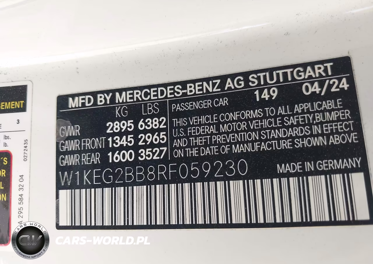2024 Mercedes-Benz Eqe 350+ VIN:W1KEG2BB8RF059230 - 9