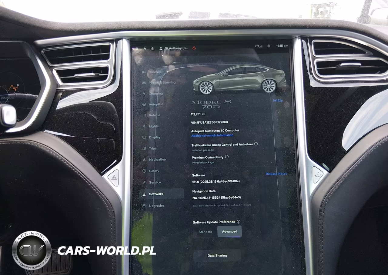 2016 Tesla Model S 60D-70D-75D-85D-90D VIN:5YJSA1E25GF122368 - 17