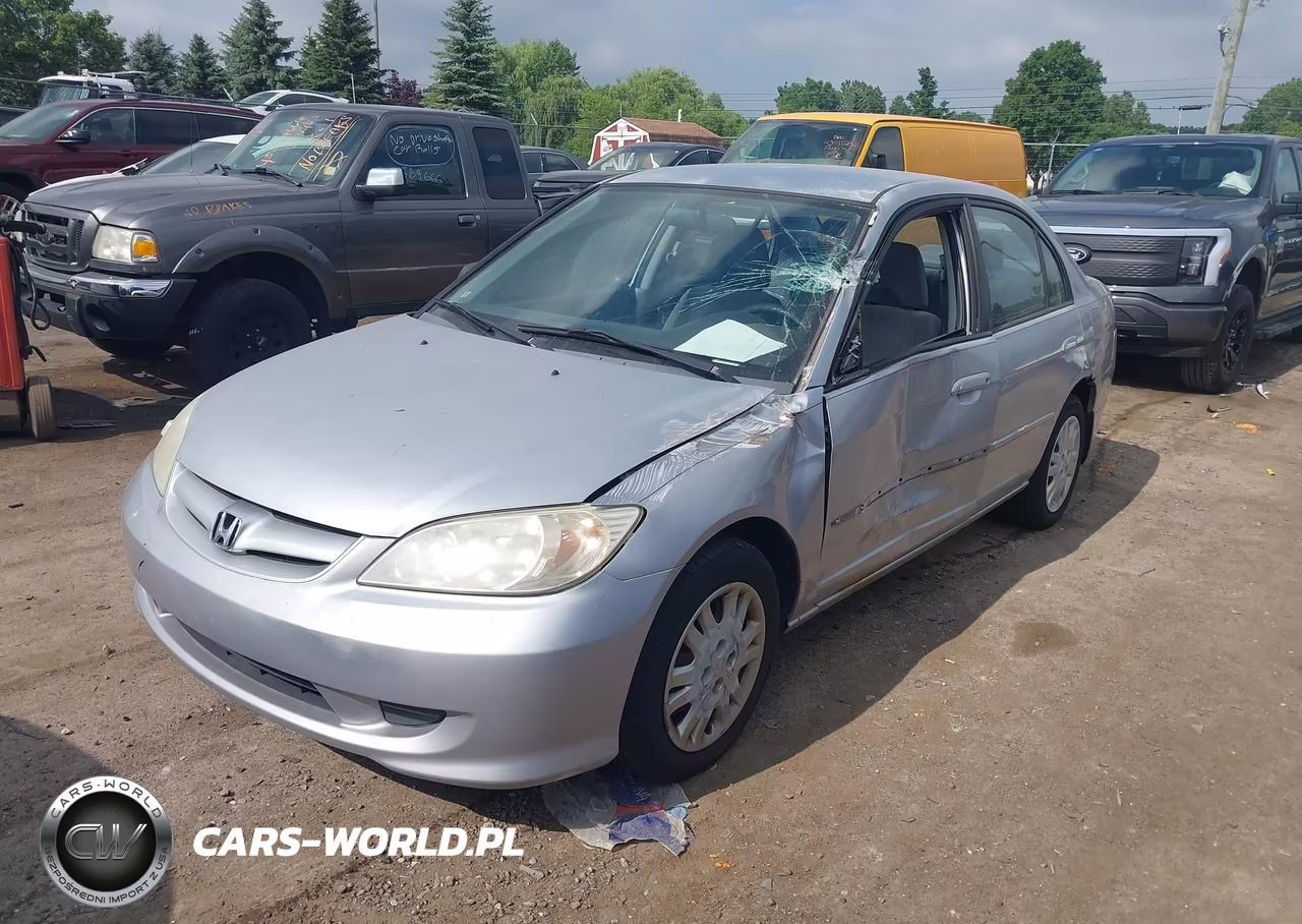 2005 Honda Civic Lx VIN:2HGES16595H592186 - 2