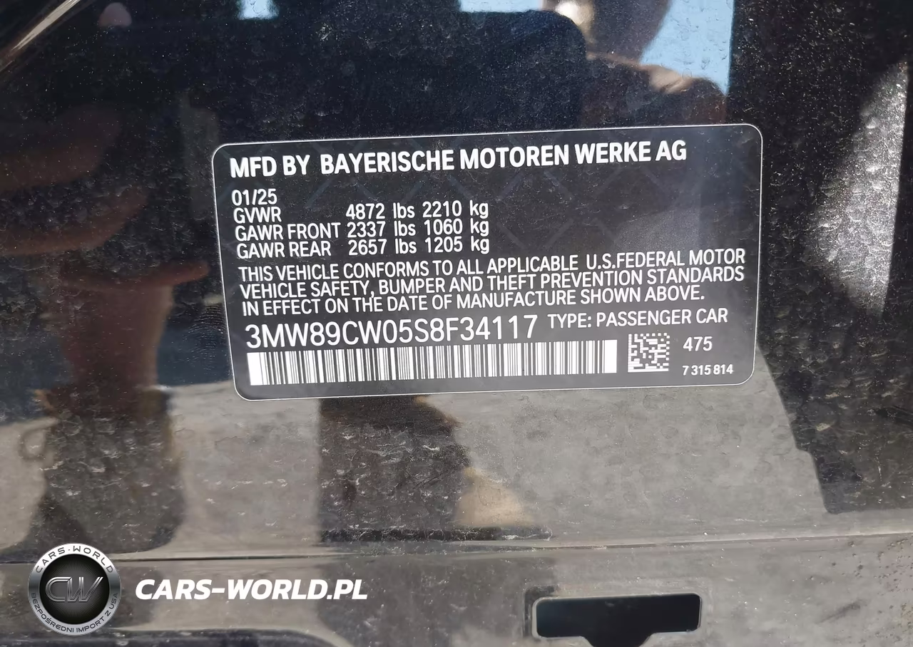 2025 BMW 330I xDrive VIN:3MW89CW05S8F34117 - 9