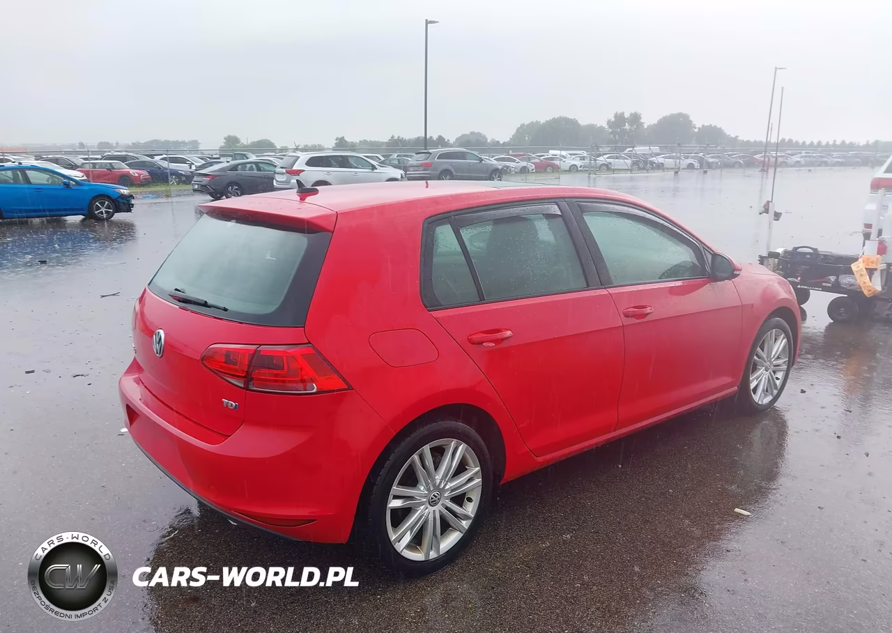 2015 Volkswagen Golf Tdi Se 4-Door VIN:3VW2A7AU5FM020098 - 4