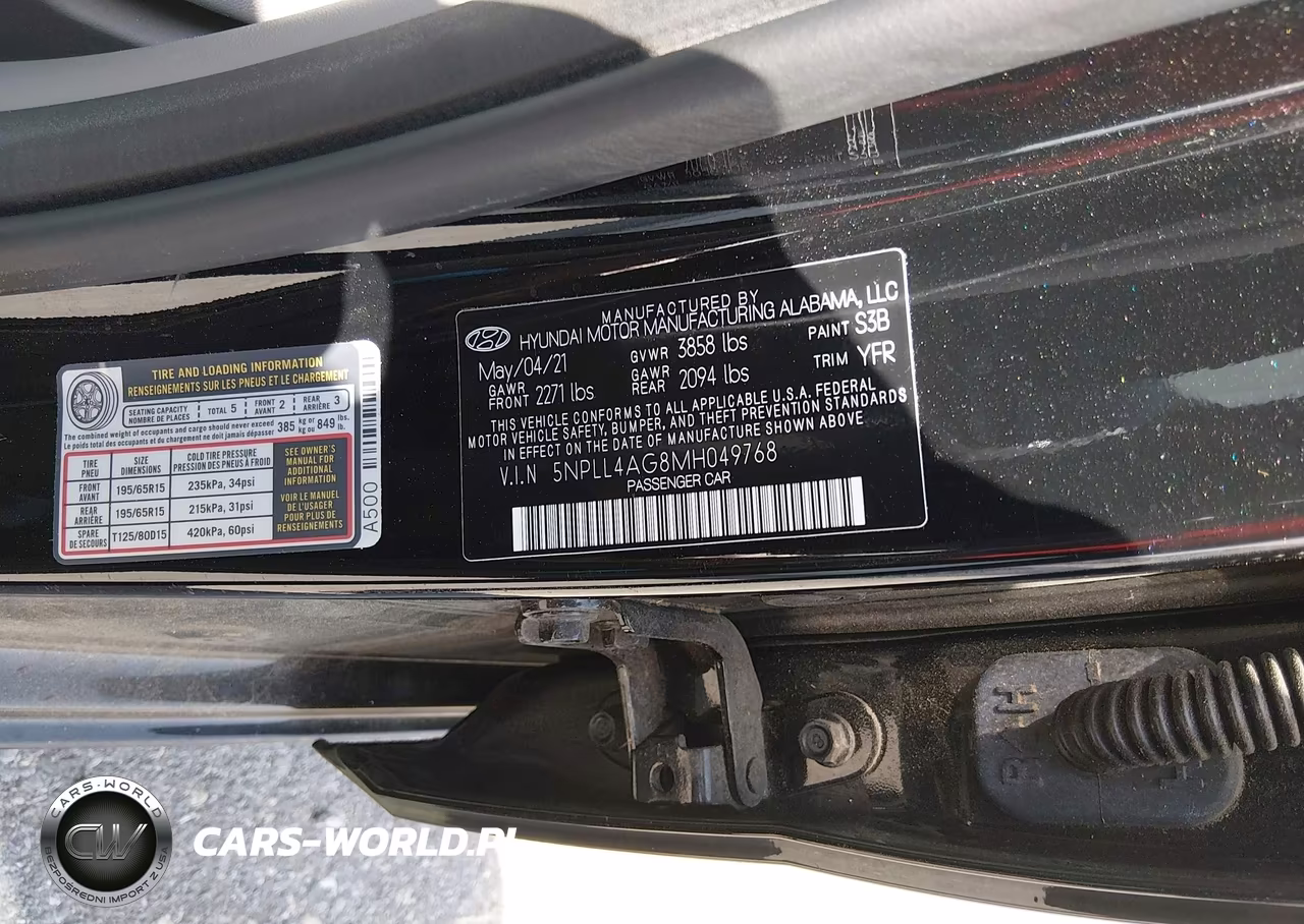 2021 Hyundai Elantra Se VIN:5NPLL4AG8MH049768 - 9