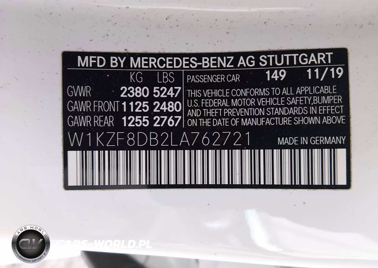 2020 Mercedes-Benz E 350 VIN:W1KZF8DB2LA762721 - 9
