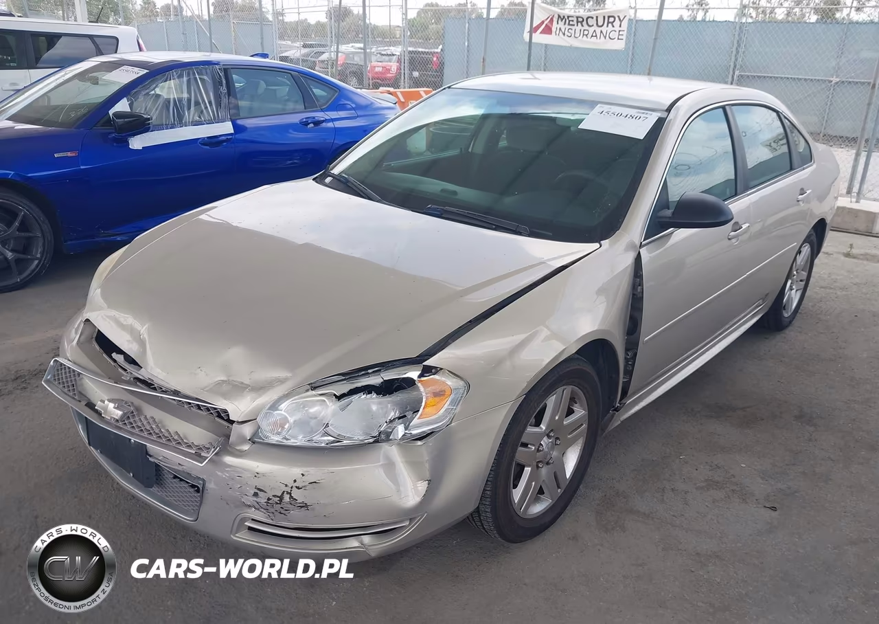 2012 Chevrolet Impala Lt VIN:2G1WG5E31C1298775 - 2