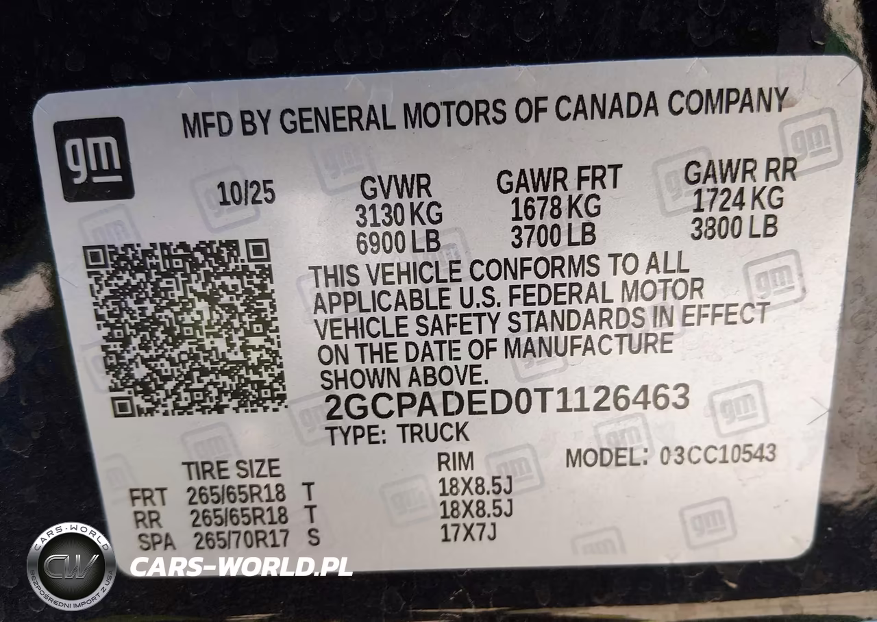 2026 Chevrolet Silverado 1500 2Wd Short Bed Rst VIN:2GCPADED0T1126463 - 9