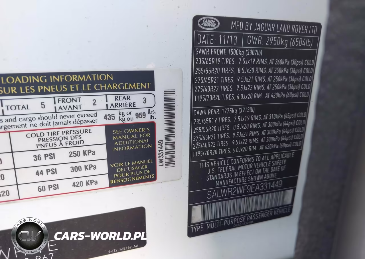 2014 Land Rover Range Rover Sport 3.0L V6 Supercharged Hse VIN:SALWR2WF9EA331449 - 9