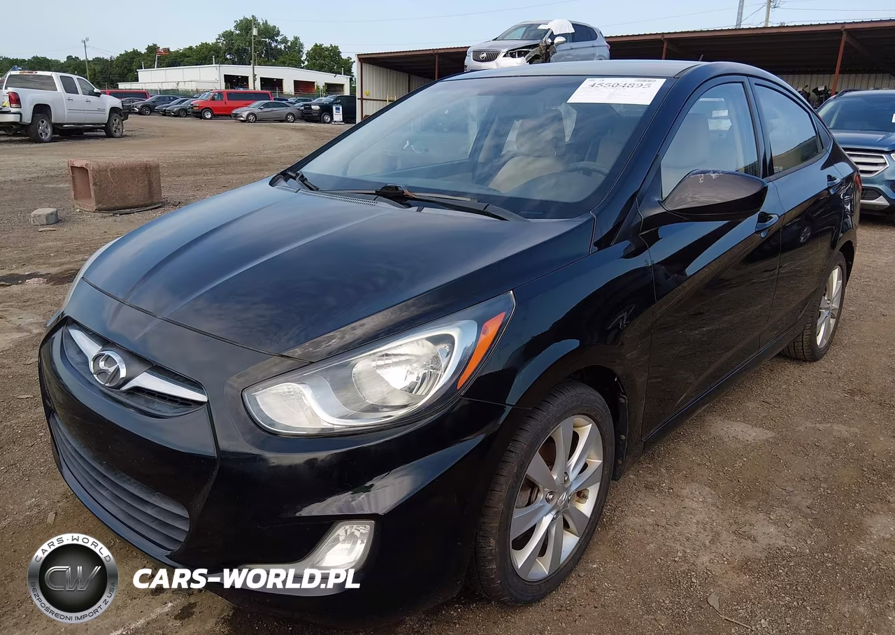 2012 Hyundai Accent Gls VIN:KMHCU4AE1CU213258 - 2