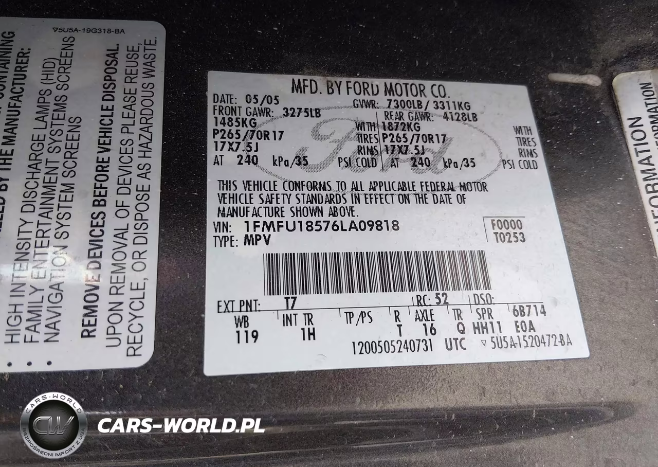 2006 Ford Expedition Eddie Bauer-King Ranch VIN:1FMFU18576LA09818 - 9