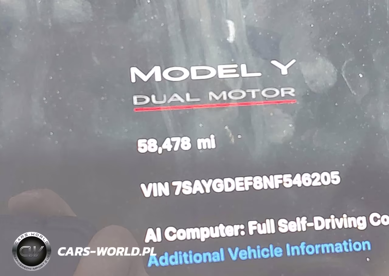 2022 Tesla Model Y Performance Dual Motor All-Wheel Drive VIN:7SAYGDEF8NF546205 - 15