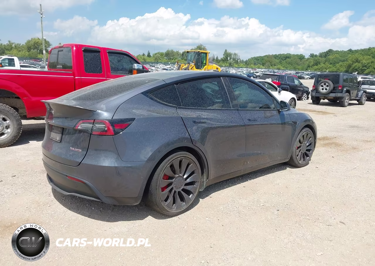 2022 Tesla Model Y Performance Dual Motor All-Wheel Drive VIN:7SAYGDEF8NF546205 - 4