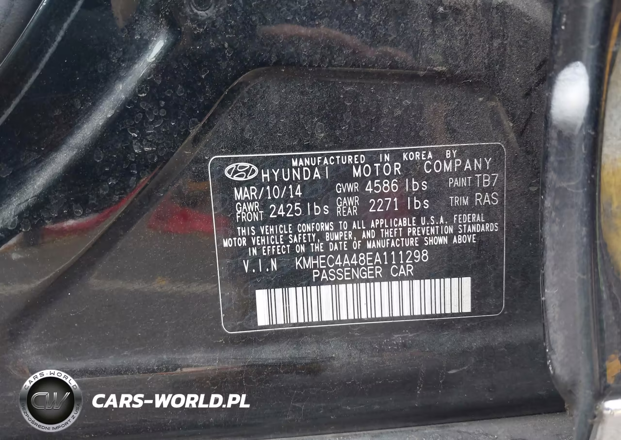 2014 Hyundai Sonata Hybrid VIN:KMHEC4A48EA111298 - 9