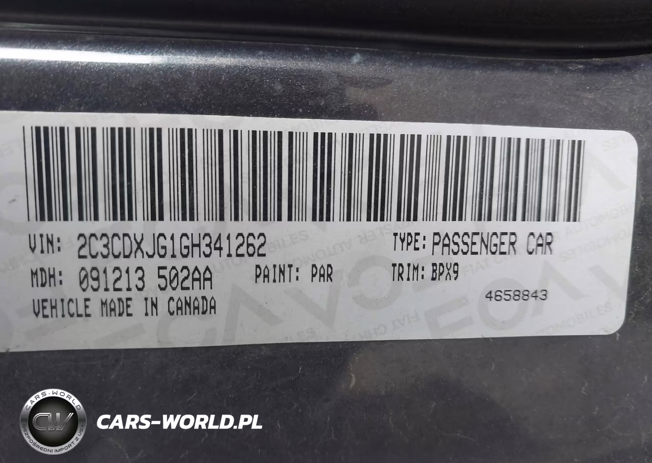 2016 Dodge Charger Sxt VIN:2C3CDXJG1GH341262 - 9