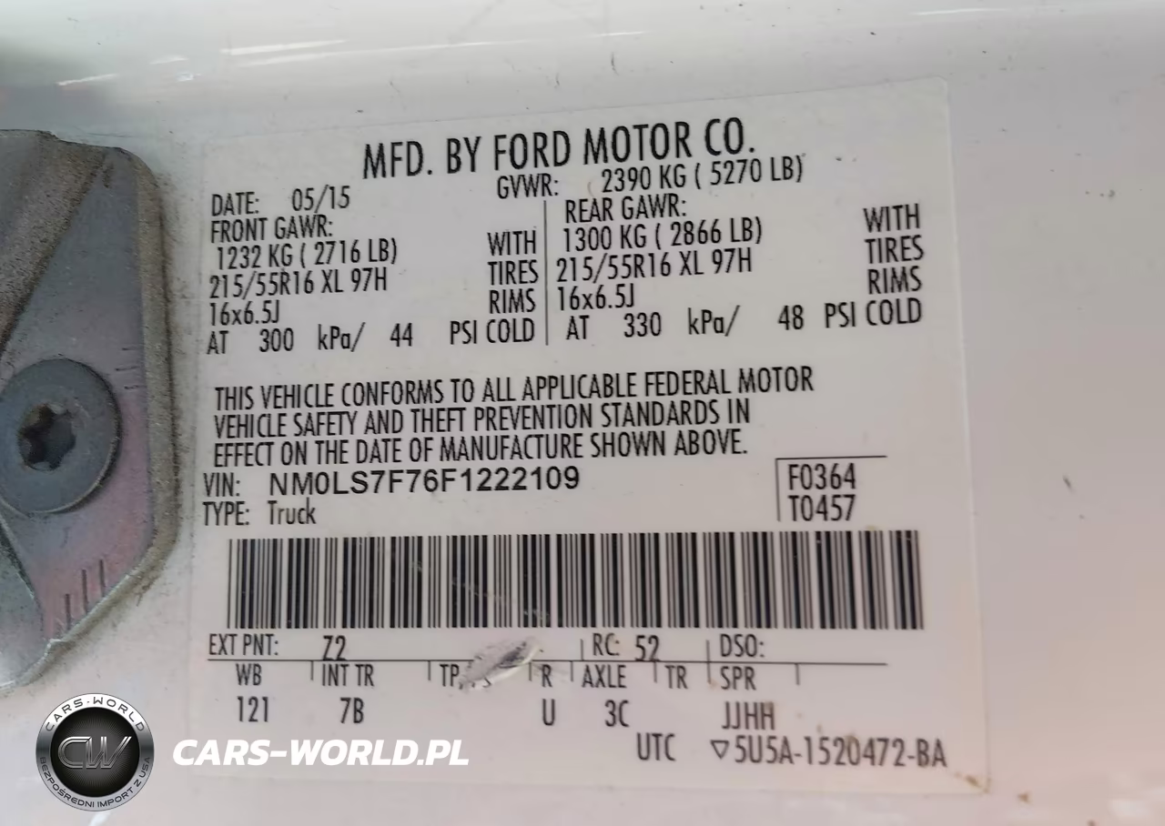 2015 Ford Transit Connect Xlt VIN:NM0LS7F76F1222109 - 9
