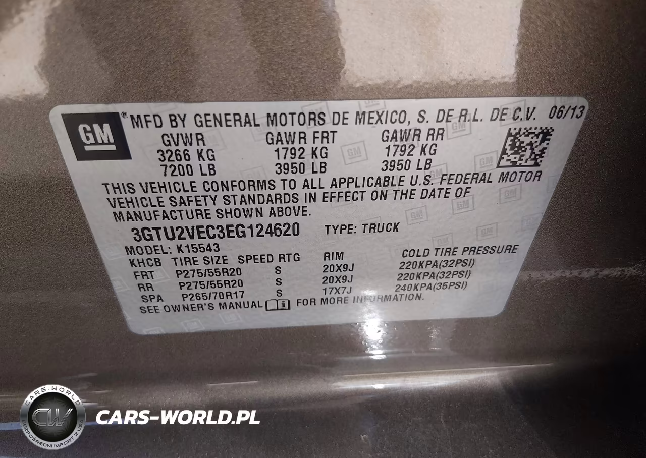 2014 GMC Sierra 1500 Slt VIN:3GTU2VEC3EG124620 - 9